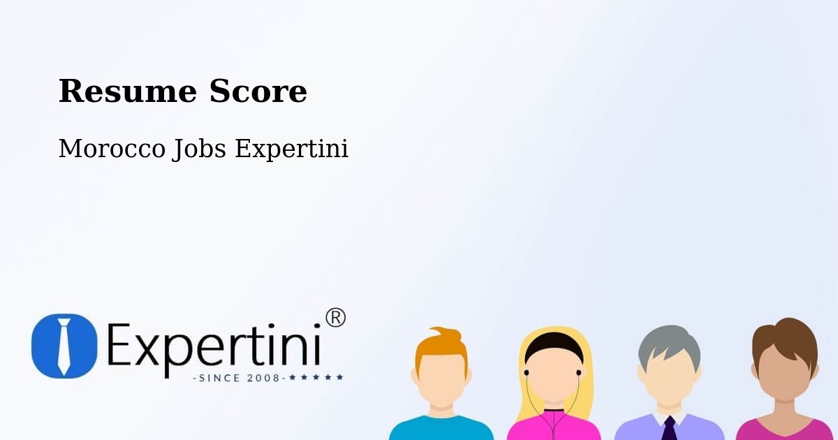 Resume Score & Job Description Match Tool – Bhalil - Morocco Jobs Expertini